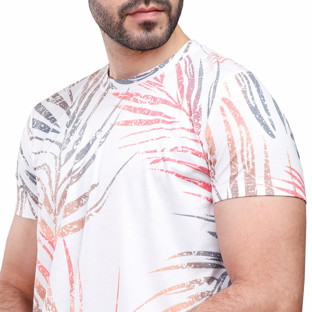 Coup - Floral  T-shirt RED